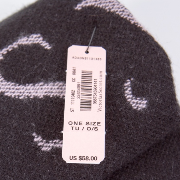 Victoria's Secret Fringe Logo Throw Blanket 50x60 - Picture 5 of 7